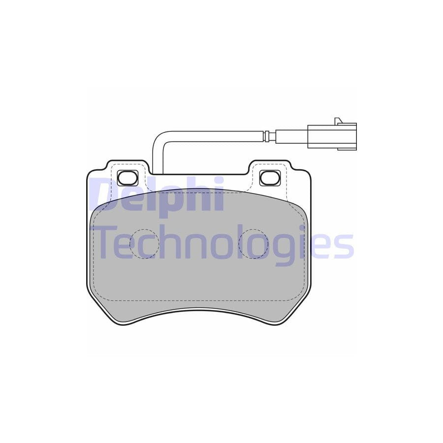 Delphi Lp2200 Brake Pad Set