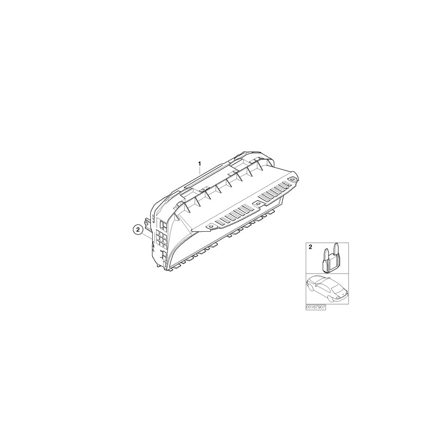 Genuine BMW 65826929507 E66 E65 E67 At-Control Display 8,8" (Inc. 760LiS, 730Li & 735Li) | ML Performance UK Car Parts