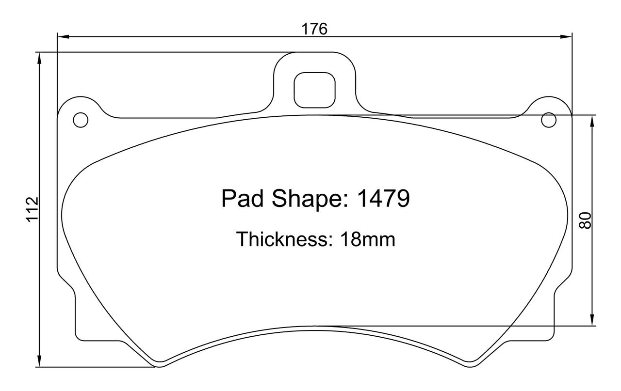 Paragon PBP1479 Brake Pads