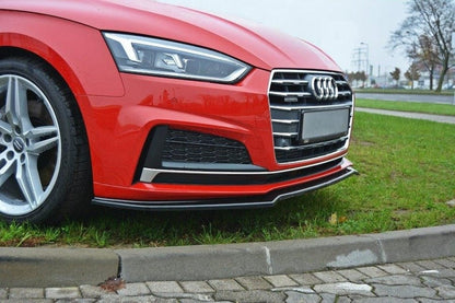 Maxton Design Audi S5 / A5 S-Line F5 Coupe / Sportback Front Splitter V.1