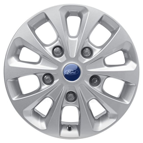 GENUINE FORD 2221673 x4 SET OF 4 TOURNEO CUSTOM - TRANSIT CUSTOM ALLOY WHEEL 16" 10-SPOKE DESIGN, SPARKLE SILVER, 2018 - 2021 | ML Performance UK