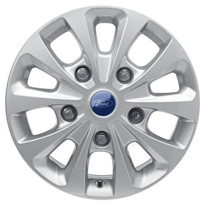 GENUINE FORD 2221673 x4 SET OF 4 TOURNEO CUSTOM - TRANSIT CUSTOM ALLOY WHEEL 16" 10-SPOKE DESIGN, SPARKLE SILVER, 2018 - 2021 | ML Performance UK