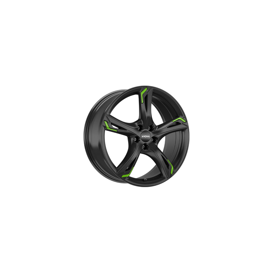 Ronal R62 Green 7.5x18 ET50 62R8755.37X/020 GREEN Jetblack Green Wheel | ML Performance UK Car Parts