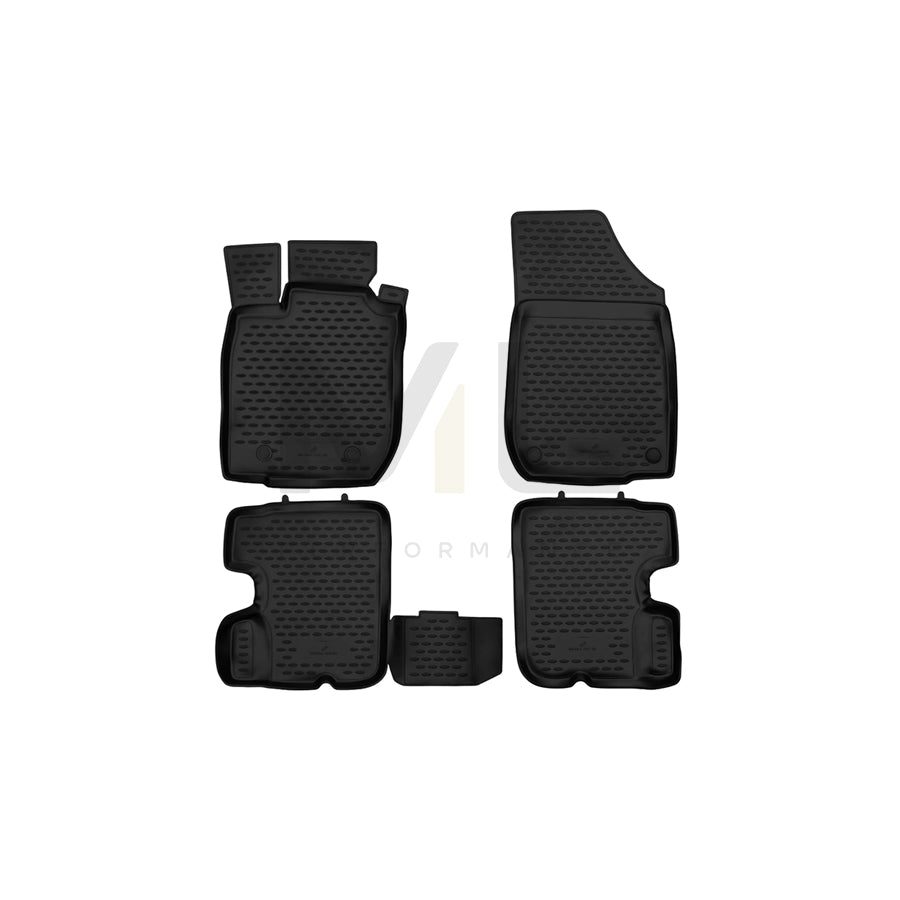 WALSER Tailored, XTR 75135 Floor mat set Elastomer, Front and Rear | ML Performance Car Parts