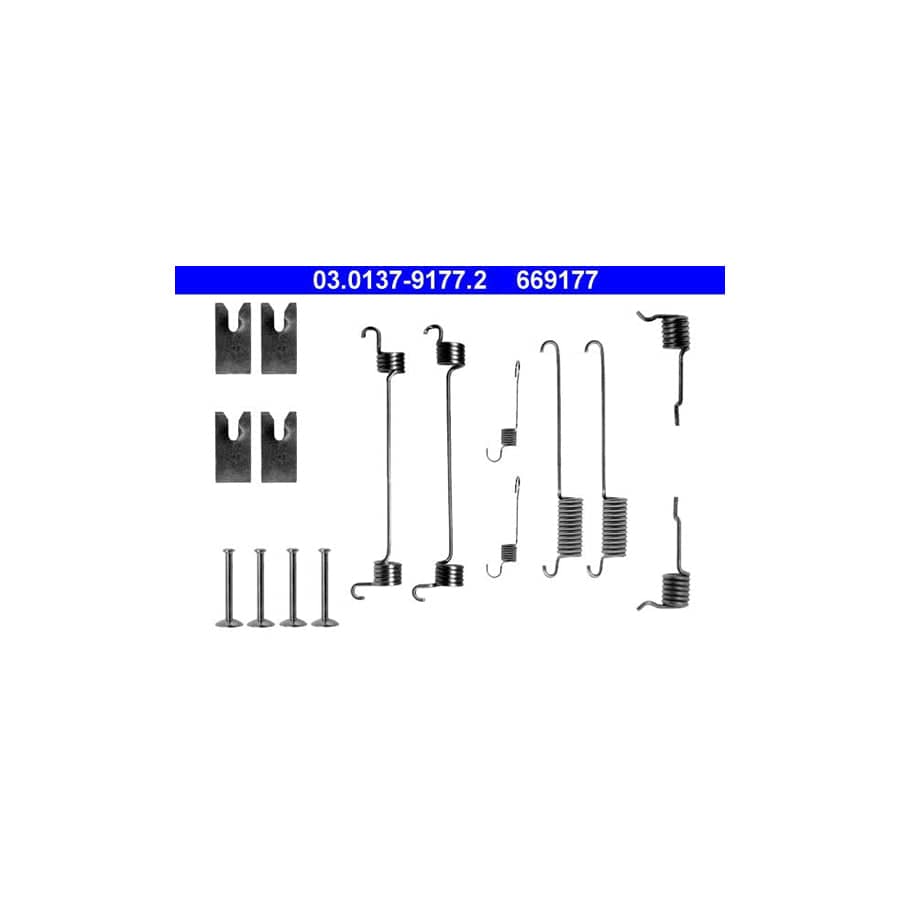 ATE 03.0137-9177.2 Accessory Kit, Brake Shoes | ML Performance UK Car Parts