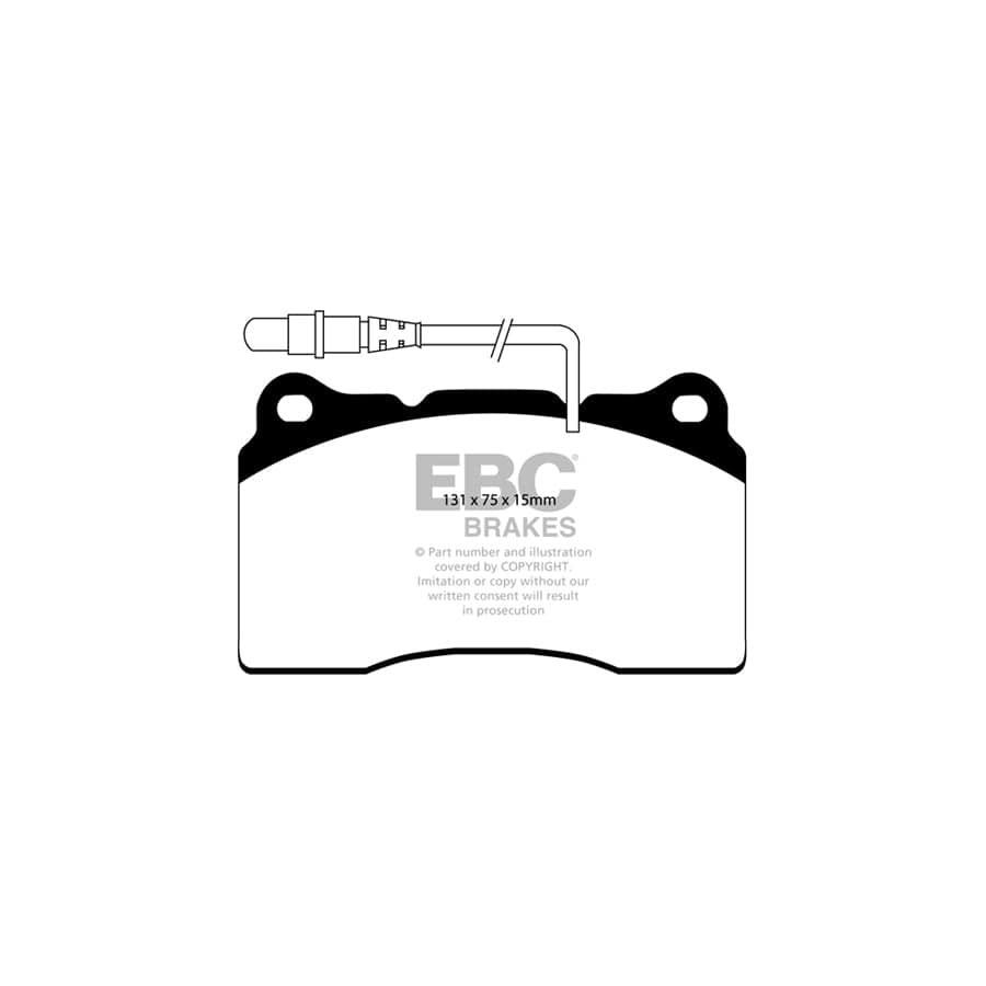 EBC PD40K591 Citroen Fiat Lancia Peugeot Ultimax Pad & Plain Disc Kit - Girling/TRW Caliper 2 | ML Performance UK Car Parts