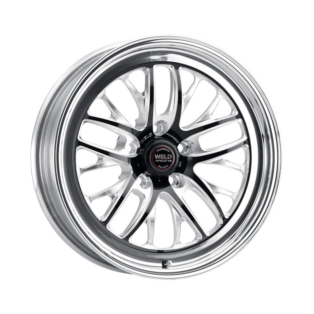 Weld 82HB7080N52A S82 Wheel 17x8 5x120 ET18 BS5.2 Black Center - Polished Shell