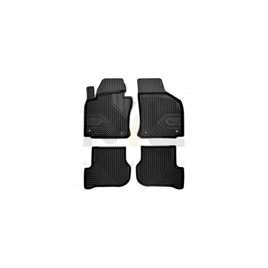 FROGUM Tailored, No.77 77407145 Floor mat set Elastomer, Front and Rear, Quantity: 4, Black | ML Performance Car Parts