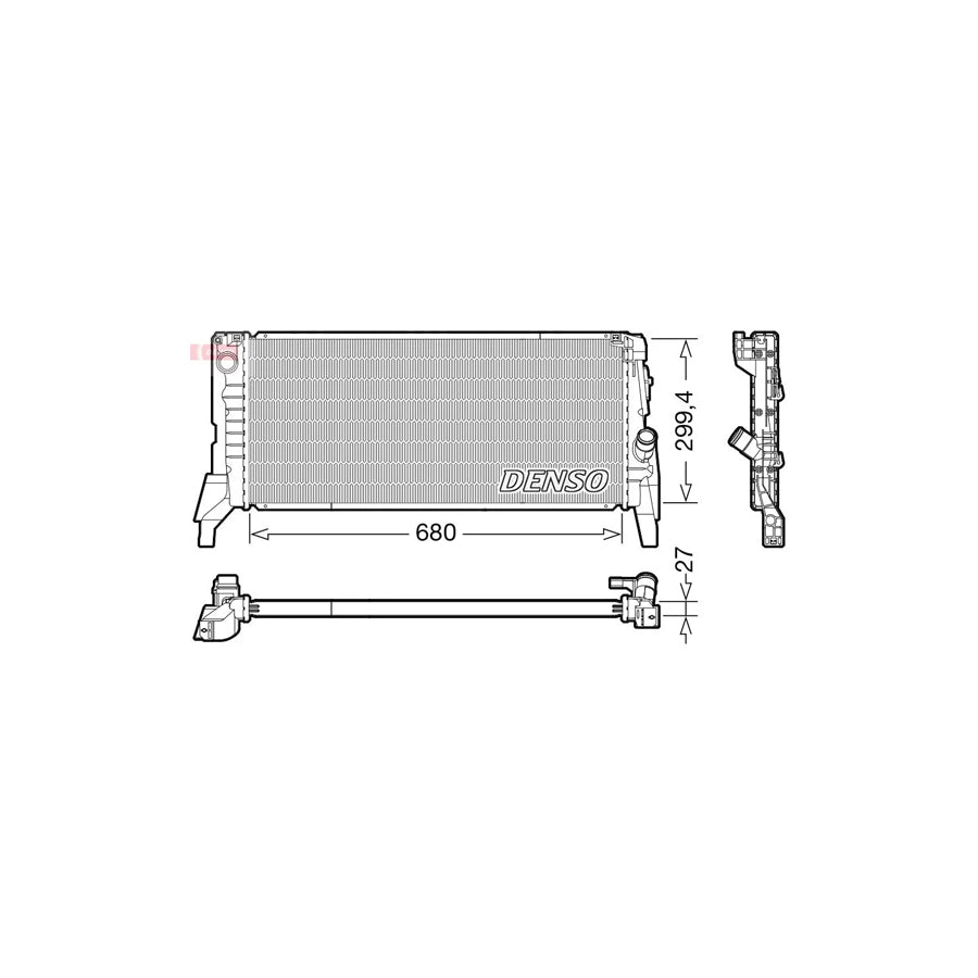 Denso DRM05119 Drm05119 Engine Radiator For Mini Hatchback | ML Performance UK