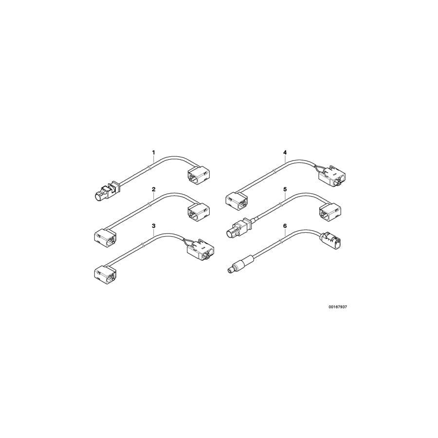 Genuine BMW 61119206204 E71 E70 Hsd Wire L=3900 (Inc. X5 30dX, X5 4.8i & X5 3.0sd) | ML Performance UK Car Parts