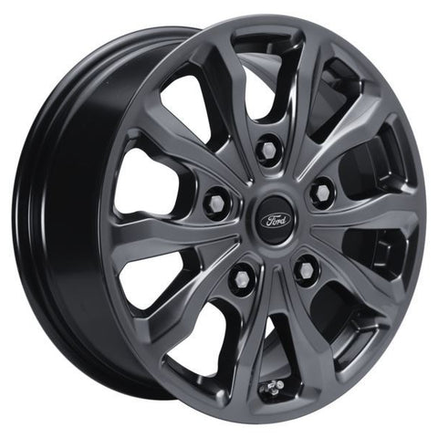 GENUINE FORD 2221799 x4 SET OF 4 TOURNEO CUSTOM - TRANSIT CUSTOM ALLOY WHEEL 17" 10-SPOKE DESIGN, TARNISHED DARK 2018 - 2021 | ML Performance UK