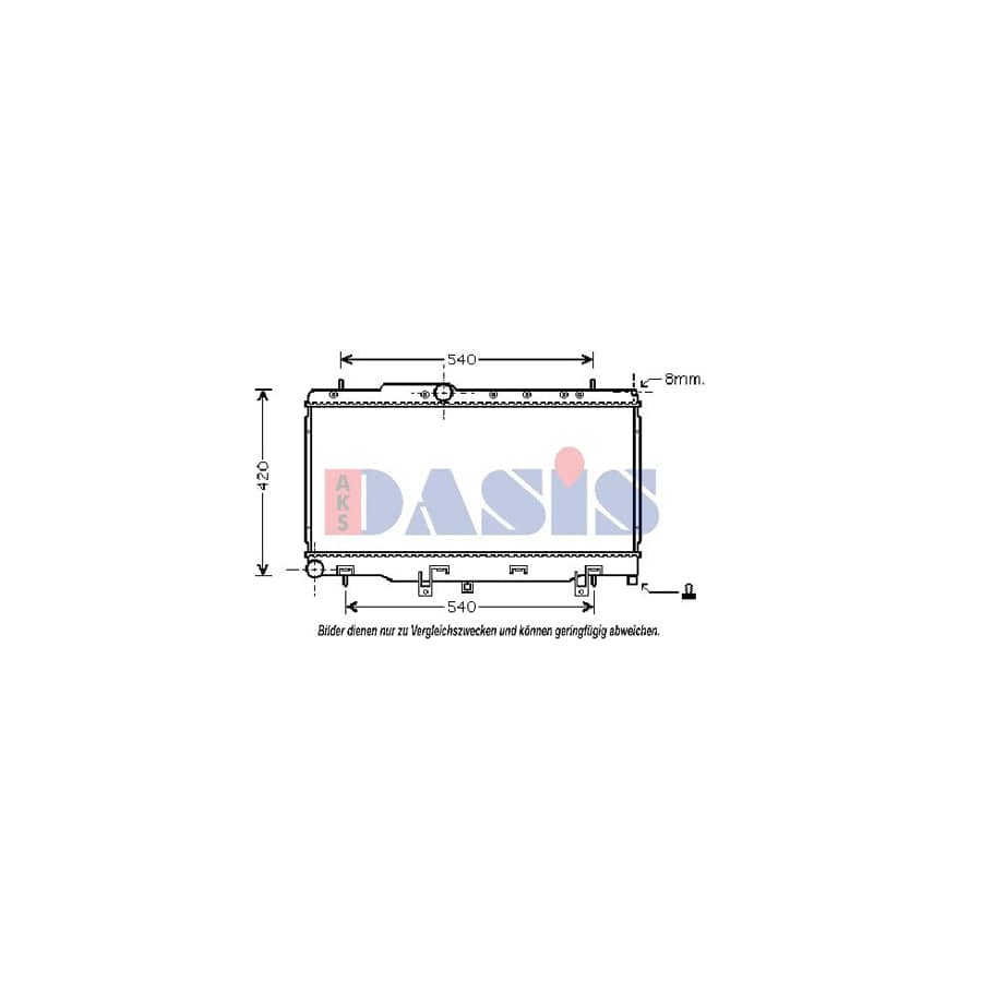 AKS Dasis 350036N Engine Radiator | ML Performance UK