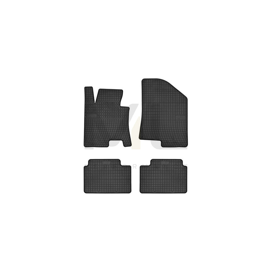 FROGUM Tailored 0430 Floor mat set for HYUNDAI i30 Elastomer, Front and Rear, Quantity: 4, Black | ML Performance Car Parts