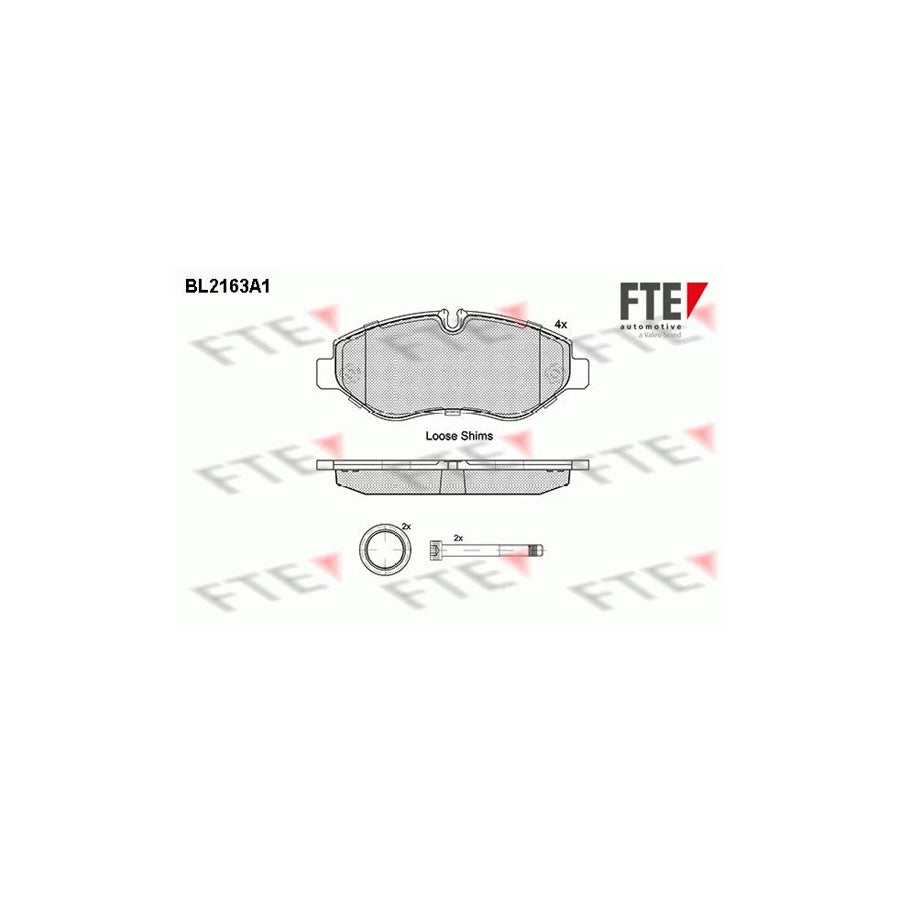 Fte 9010686 Brake Pad Set For Iveco Daily | ML Performance UK Car Parts