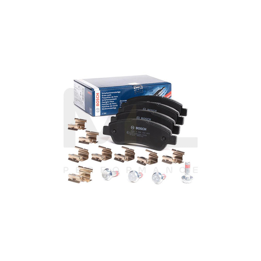 Bosch 0986494604 Brake Pad Set Excl. Wear Warning Contact, With Anti-Squeak Plate, With Bolts/Screws, With Mounting Manual, With Accessories BP1020 | ML Performance Car Parts