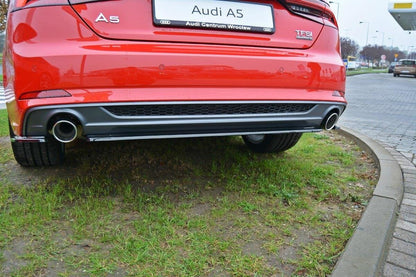 Maxton Design Audi A5 S-Line F5 Coupe / Sportback Central Rear Splitter (without Vertical Bars)