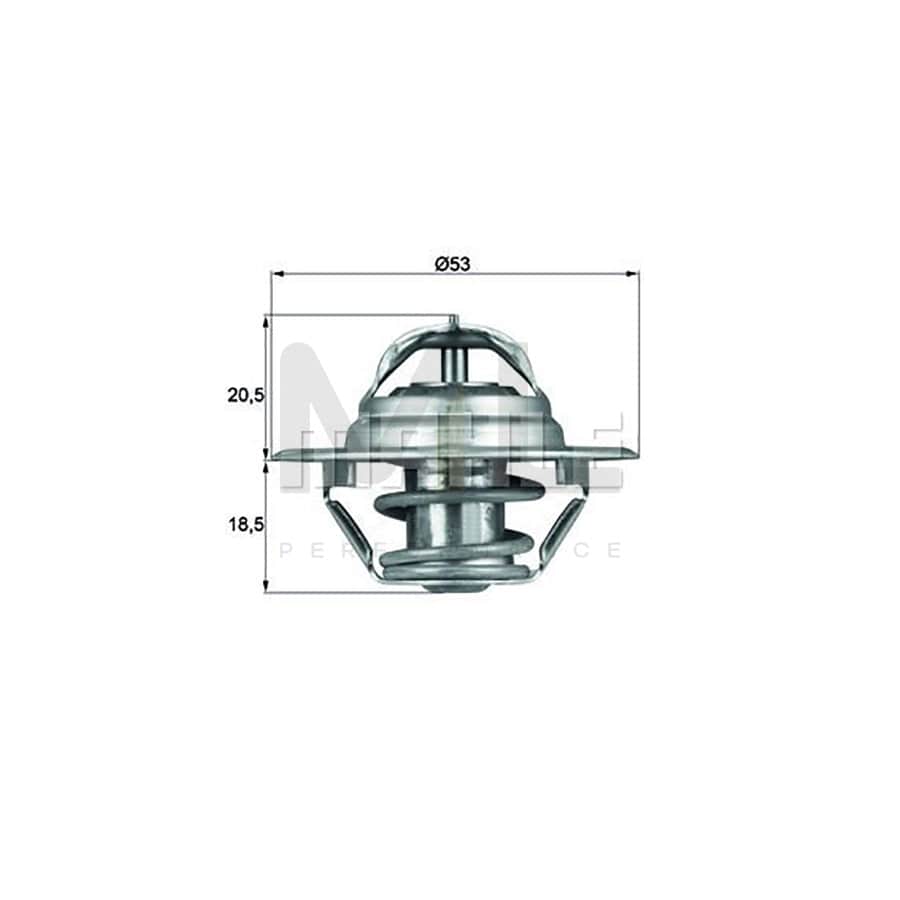 MAHLE ORIGINAL TX 67 83D Engine thermostat Opening Temperature: 83��C, with seal | ML Performance Car Parts