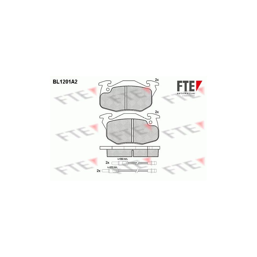 Fte BL1201A2 Brake Pad Set | ML Performance UK Car Parts