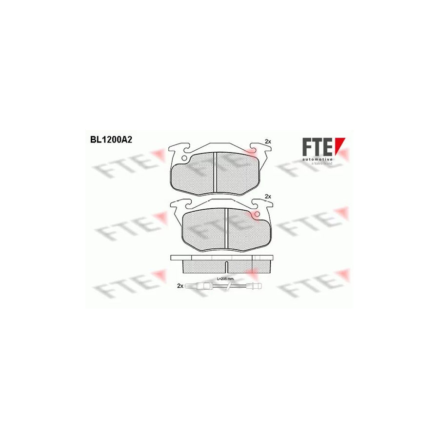 Fte BL1200A2 Brake Pad Set | ML Performance UK Car Parts