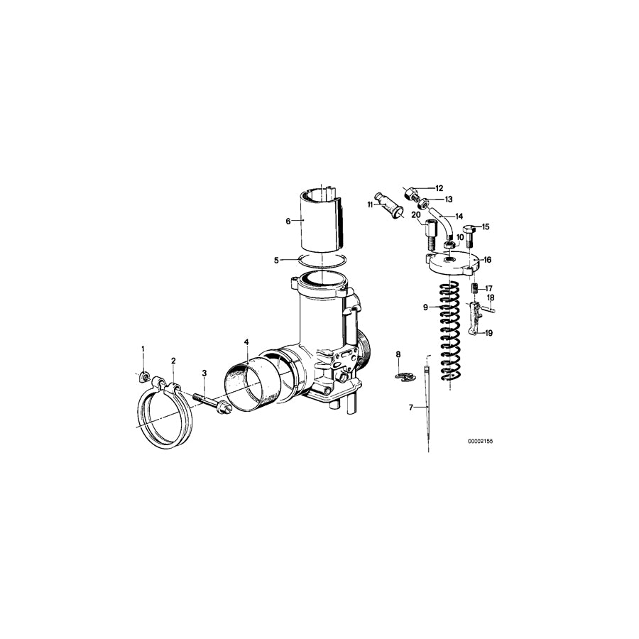 Genuine BMW 13111260849 Lever (Inc. R90S) | ML Performance UK