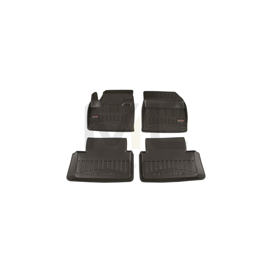 FROGUM 3D408715 Floor mat set Elastomer, Front and Rear, Quantity: 4, Black | ML Performance Car Parts