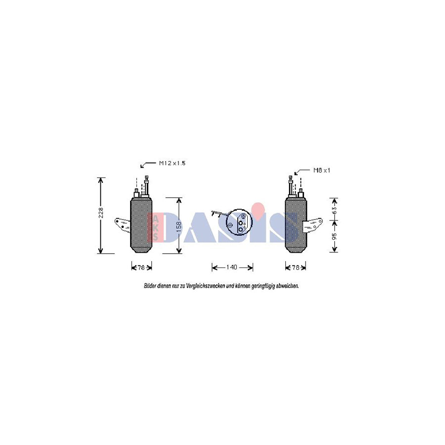 AKS Dasis 800384N Dryer, Air Conditioning For Ford Scorpio | ML Performance UK