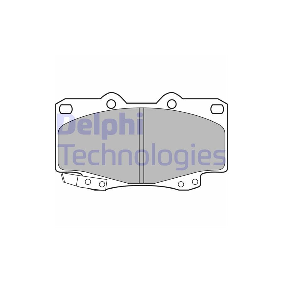 Delphi Lp2242 Brake Pad Set For Toyota Hilux Pick-Up