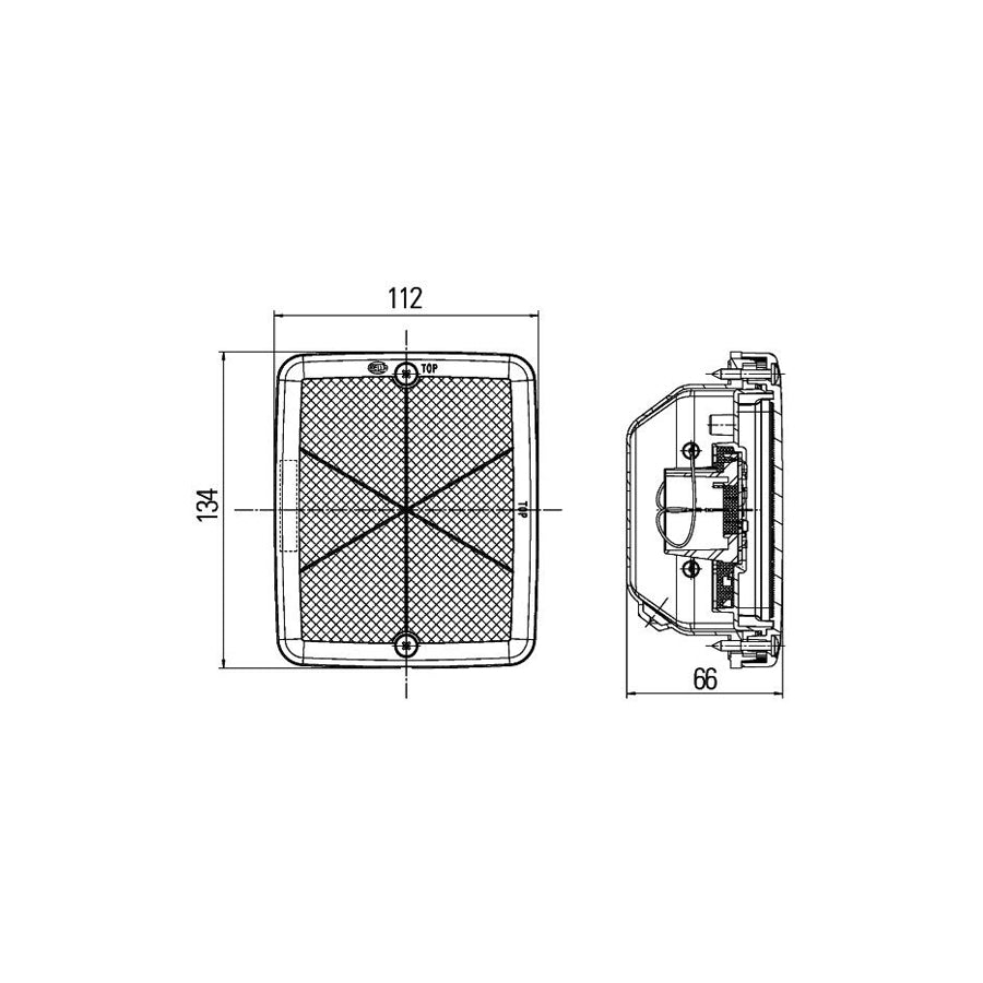 Hella 2SB 013 236-071 Combination Rearlight