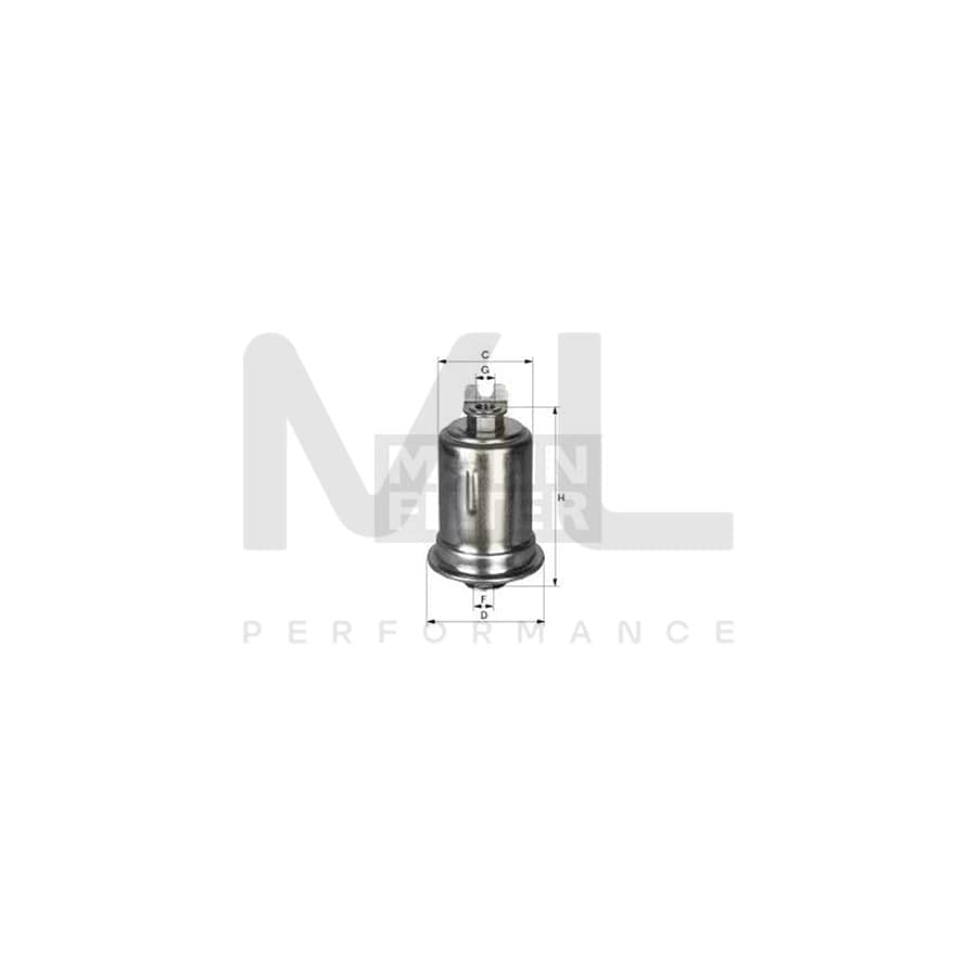 MANN-FILTER WK 614/26 Fuel filter In-Line Filter | ML Performance Car Parts