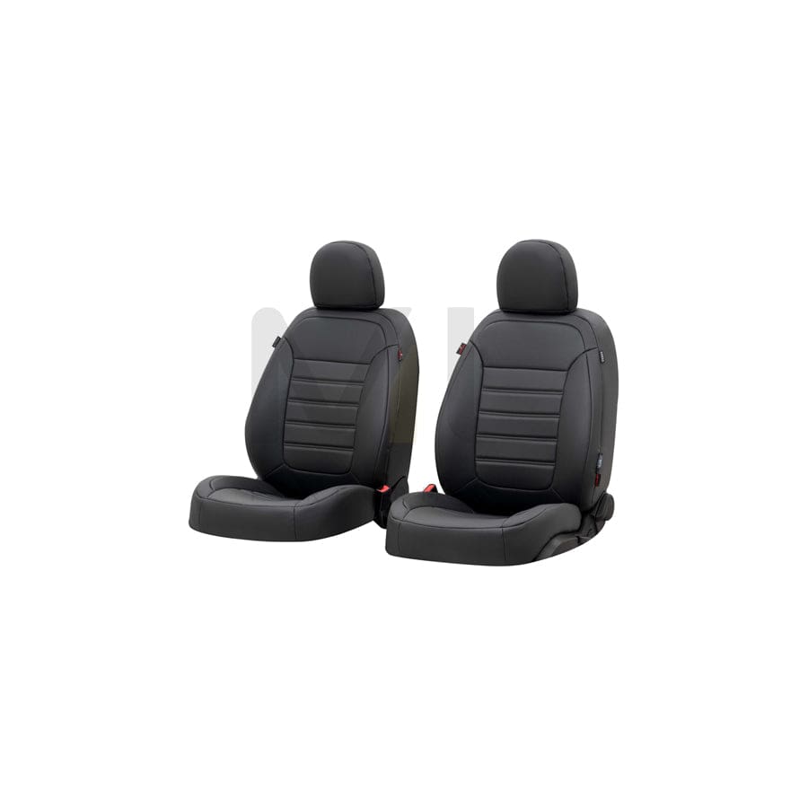 WALSER Robusto 39031 Car seat cover Black, PVC, Synthetic leather, Front | ML Performance Car Parts