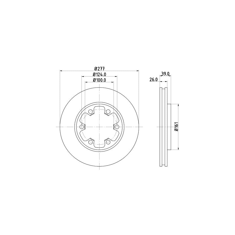 Hella 8MP 376 803-031 Water Pump