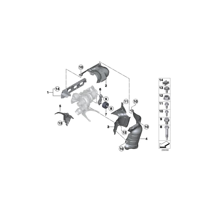 Genuine BMW 11657615374 F21 F20 F30 Bracket, Vibration Absorber (Inc. 116i, 114i & 120i) | ML Performance UK Car Parts