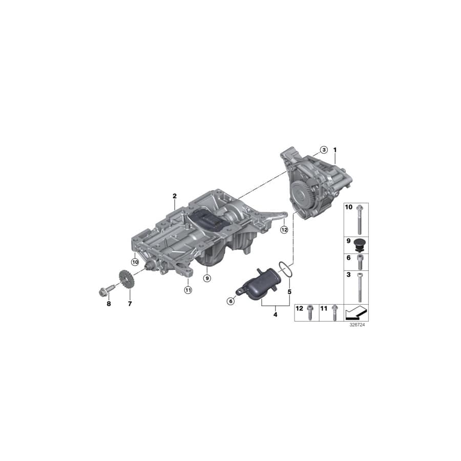 Genuine BMW Mini 07129907266 F36 F25 F56 Isa Screw M6X25 (Inc. 420iX, JCW ALL4 & Z4 20i) | ML Performance UK Car Parts