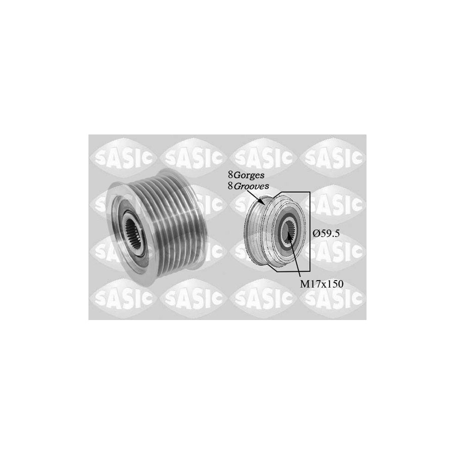 Sasic 1676033 Pulley, Alternator | ML Performance UK Car Parts