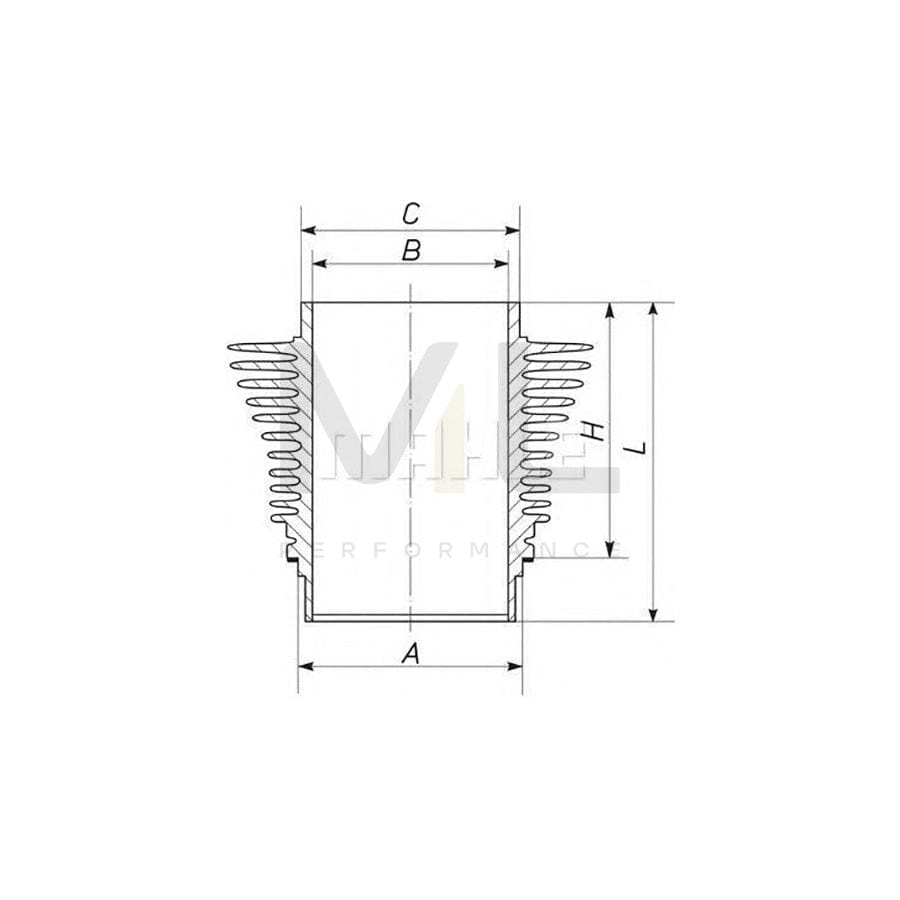 MAHLE ORIGINAL 029 WR 01 Cylinder Sleeve 77mm | ML Performance Car Parts