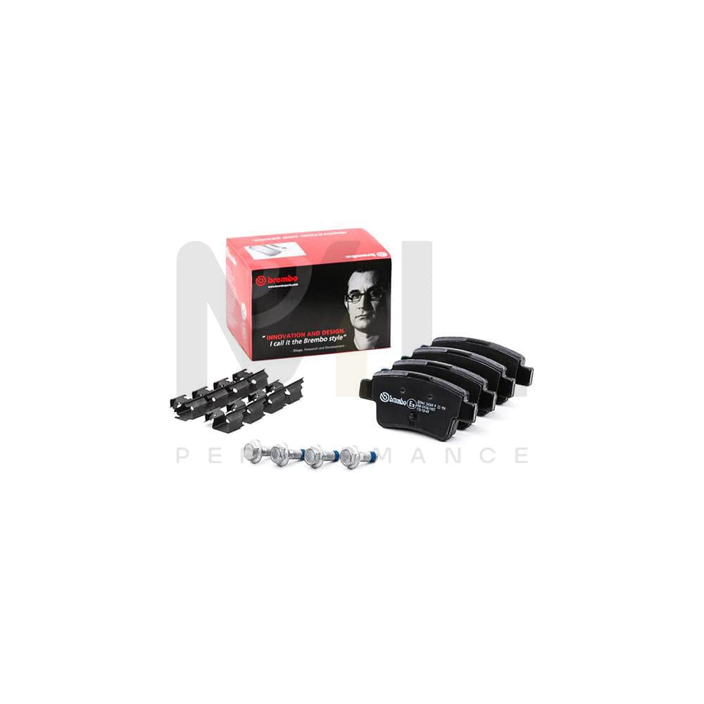 Brembo P 23 104 Brake Pad Set Excl. Wear Warning Contact, With Brake Caliper Screws | ML Performance Car Parts