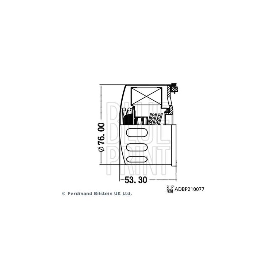 Blue Print ADBP210077 Oil Filter For BMW I3 (I01)