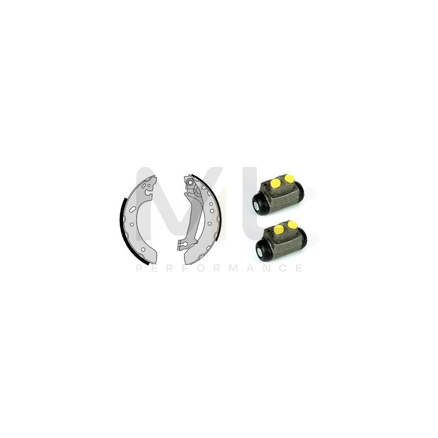 BREMBO STANDARD KIT H 24 046 Brake Shoe Set for FORD FIESTA Ø: 203mm | ML Performance Car Parts