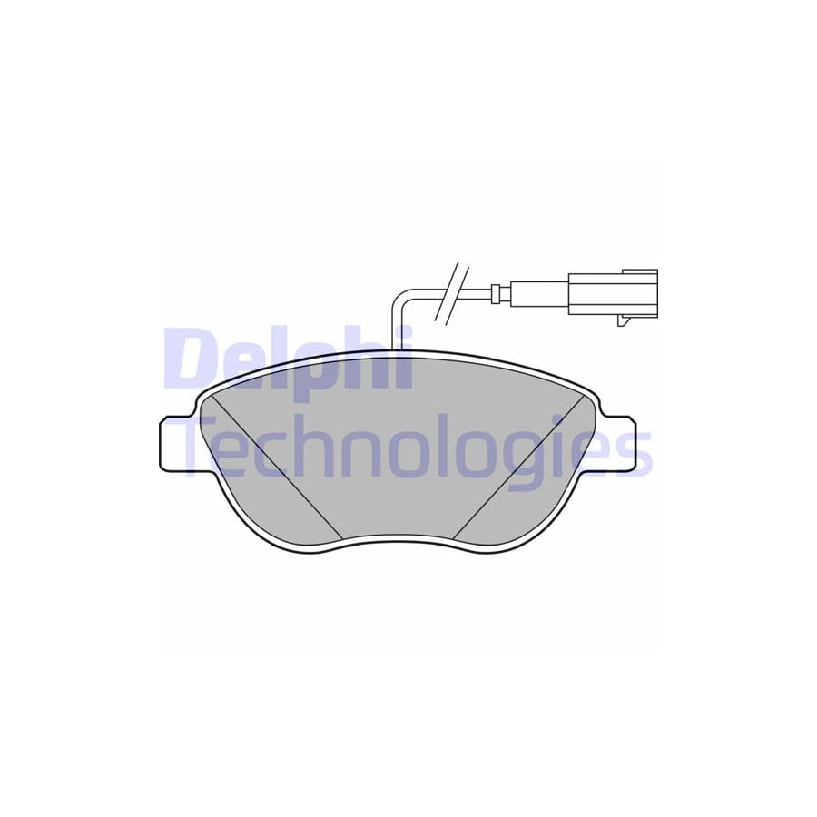 Delphi Lp2240 Brake Pad Set