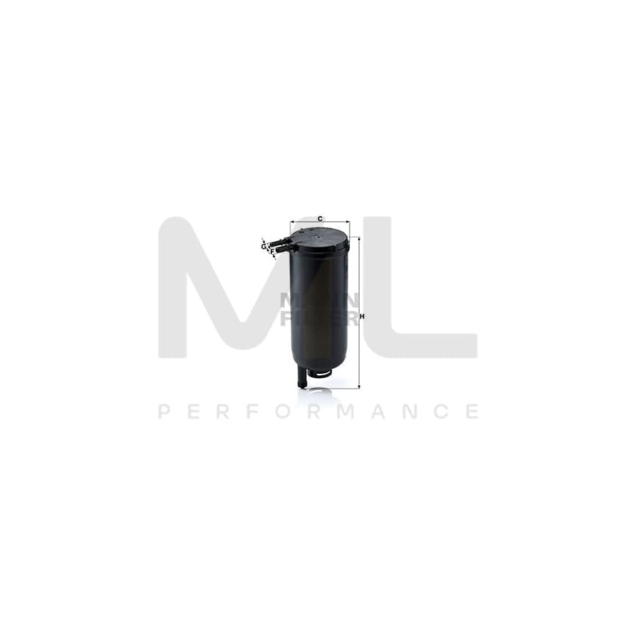 MANN-FILTER WK 939/14 x Fuel filter with seal | ML Performance Car Parts