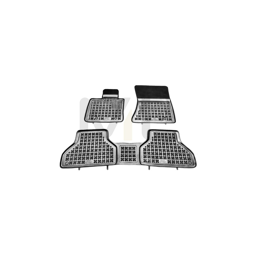 REZAW PLAST Tailored 200709 Floor mat set Elastomer, Front and Rear, Quantity: 3, Black | ML Performance Car Parts