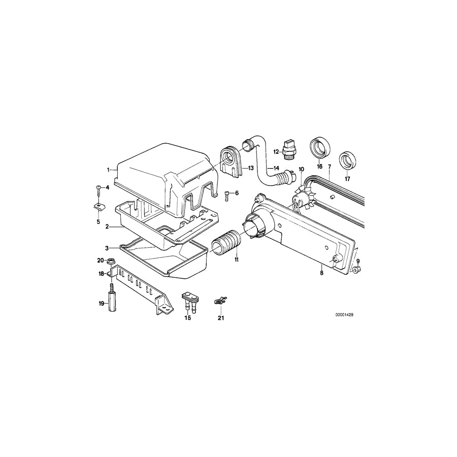 Genuine BMW 12901713433 E34 E31 E32 Intake Manifold Lower Part (Inc. 840Ci, 750iL & 750i) | ML Performance UK