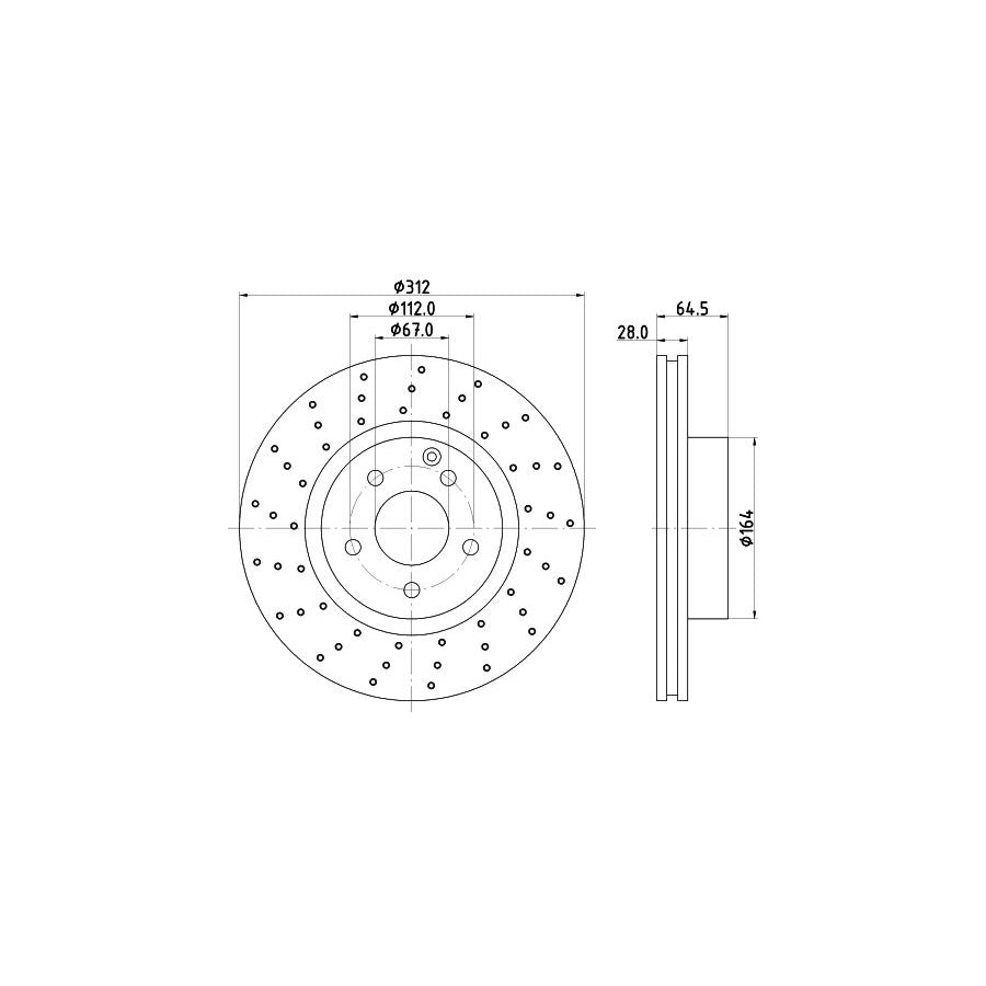 Hella 8MP 376 802-781 Water Pump