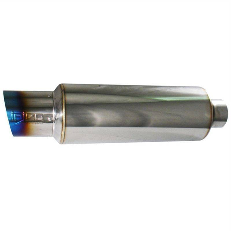 INJEN 60MM UNIVERSAL MUFFLER W/ TITANIUM BURNT TIP - SES225TT