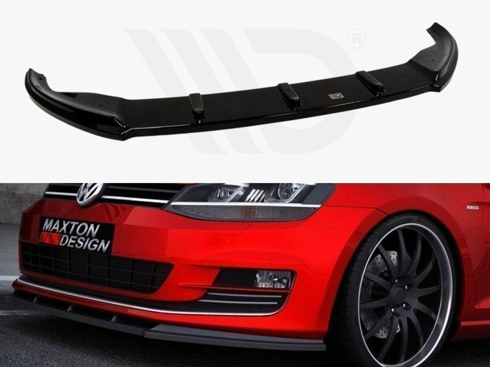 Maxton Design VW-GO-7-FD1T Front Splitter VW Golf VII | ML Performance UK Car Parts