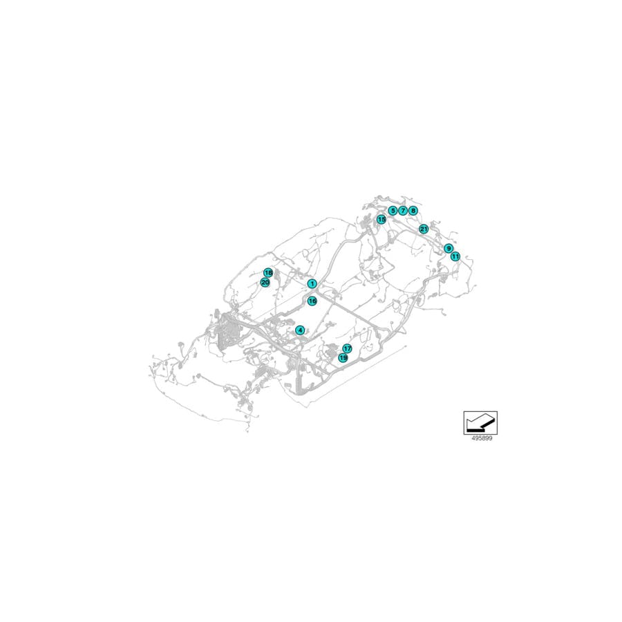 Genuine BMW 61130056943 F40 G06 G20 Contact Bushing Nanomqs With Cable 0,22-0,35mm² AG (Inc. 330dX, X6 30dX & 750LiX) | ML Performance UK Car Parts