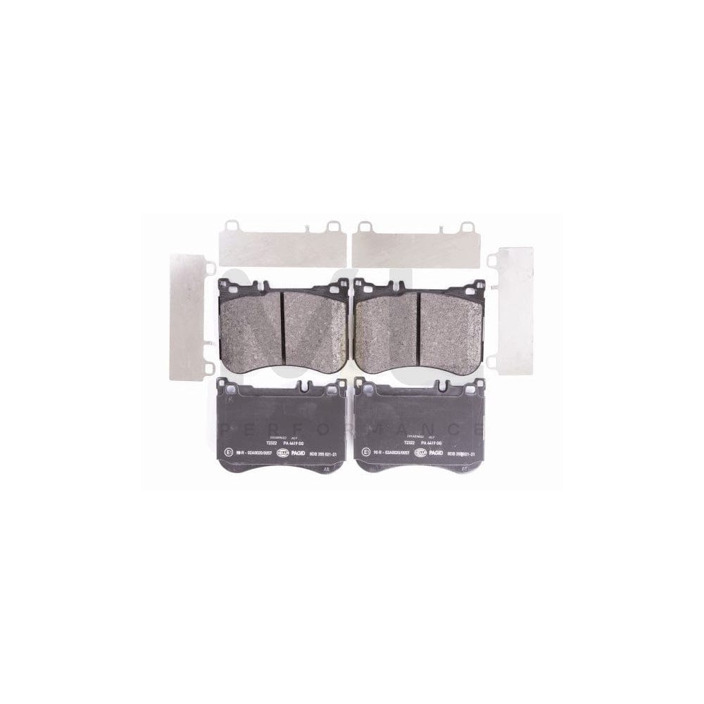 Hella 8DB 355 021-211 Brake Pad Set Prepared For Wear Indicator | ML Performance Car Parts