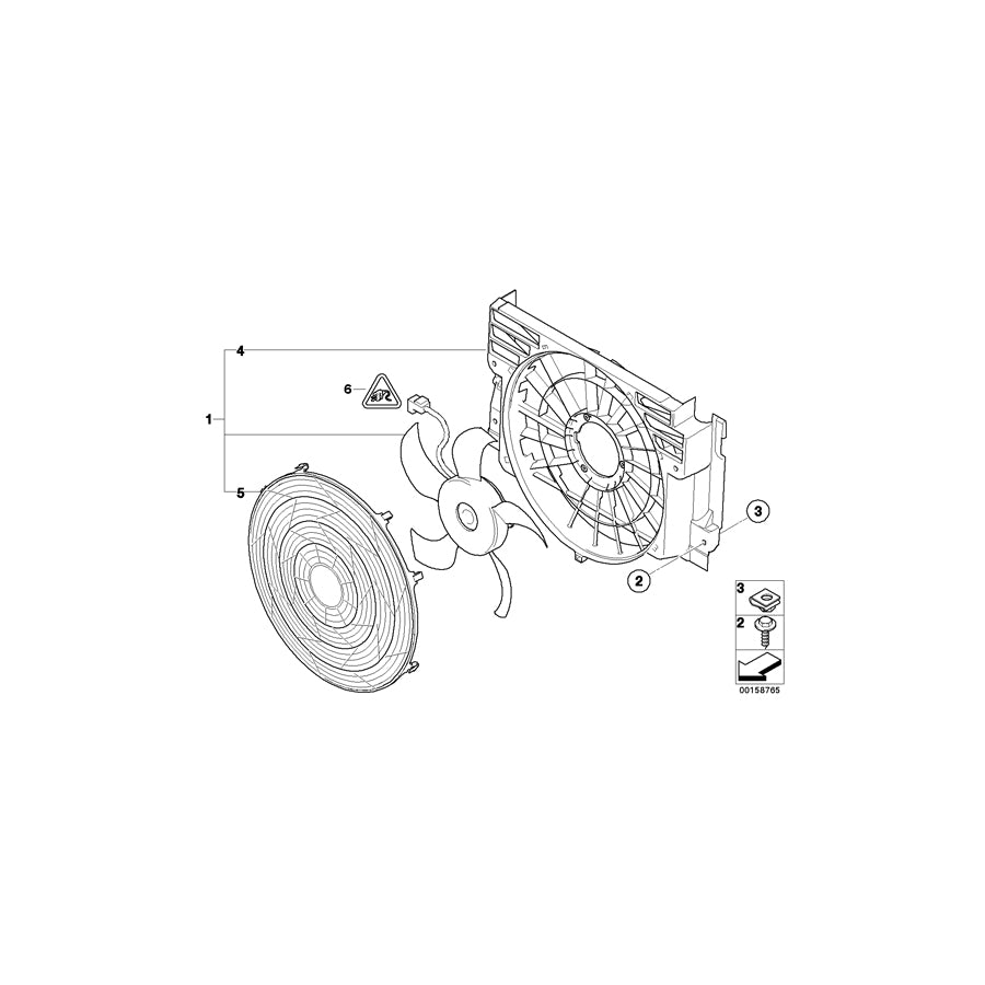 Genuine BMW 64546906107 E53 Protecting Grille (Inc. X5) | ML Performance UK Car Parts