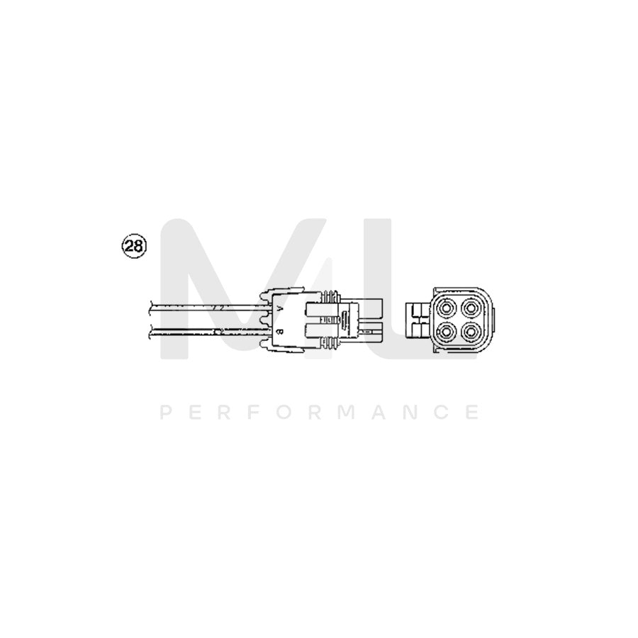 NTK Lambda Sensor / O2 Sensor (NGK 97440) - OZA660-EE37 | ML Car Parts UK | ML Performance