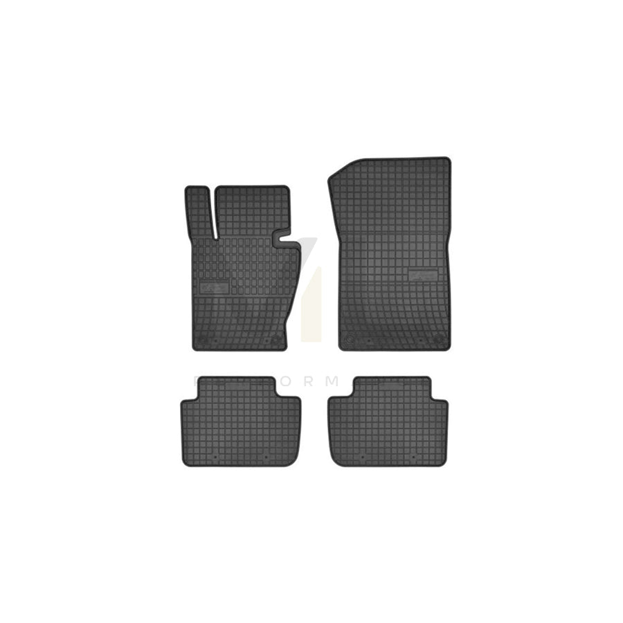 FROGUM Tailored 0667 Floor mat set for BMW X3 (E83) Elastomer, Front and Rear, Quantity: 4, Black | ML Performance Car Parts